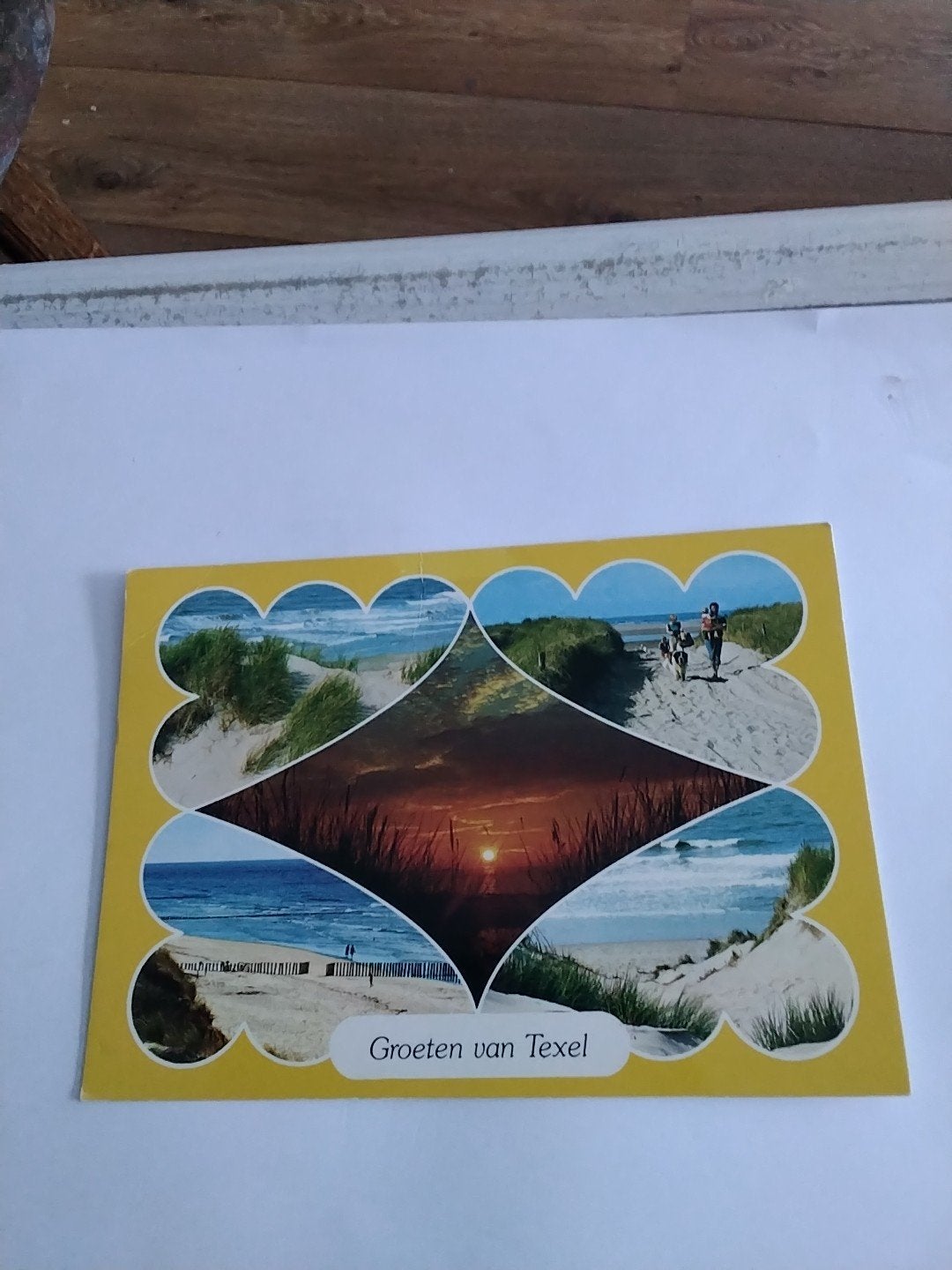 Oude ansichtkaart "Groeten van Texel" - Gelopen, Verzamelen, Ophalen of Verzenden