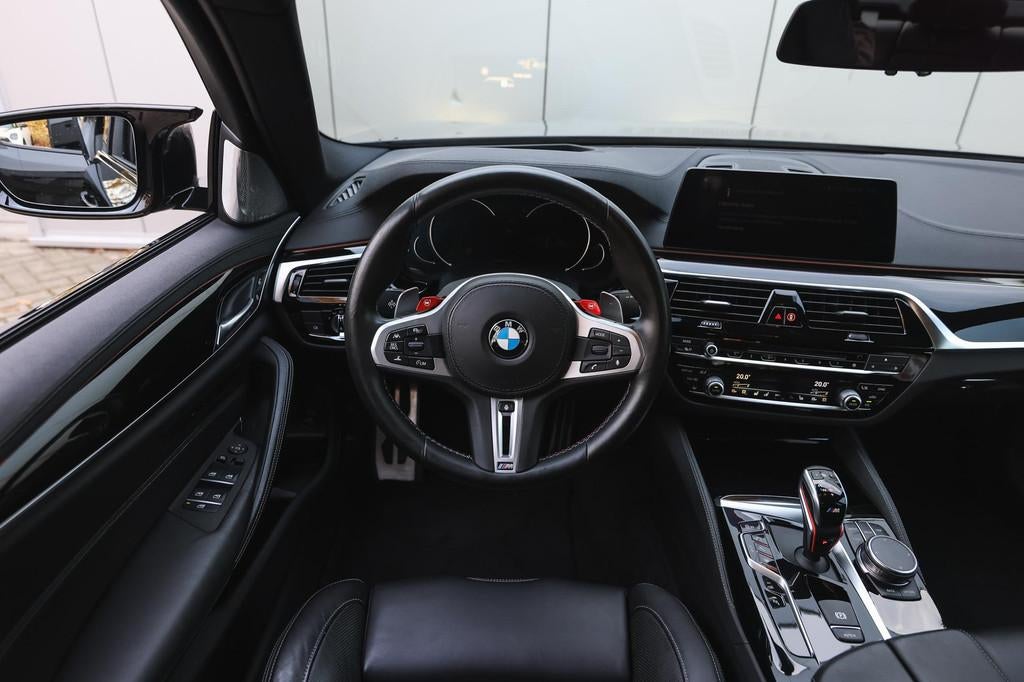 BMW 5 Serie M5 Automaat / Achteruitrijcamera / Bowers & Wilk, 12 maanden, Gebruikt, Zwart, Leder