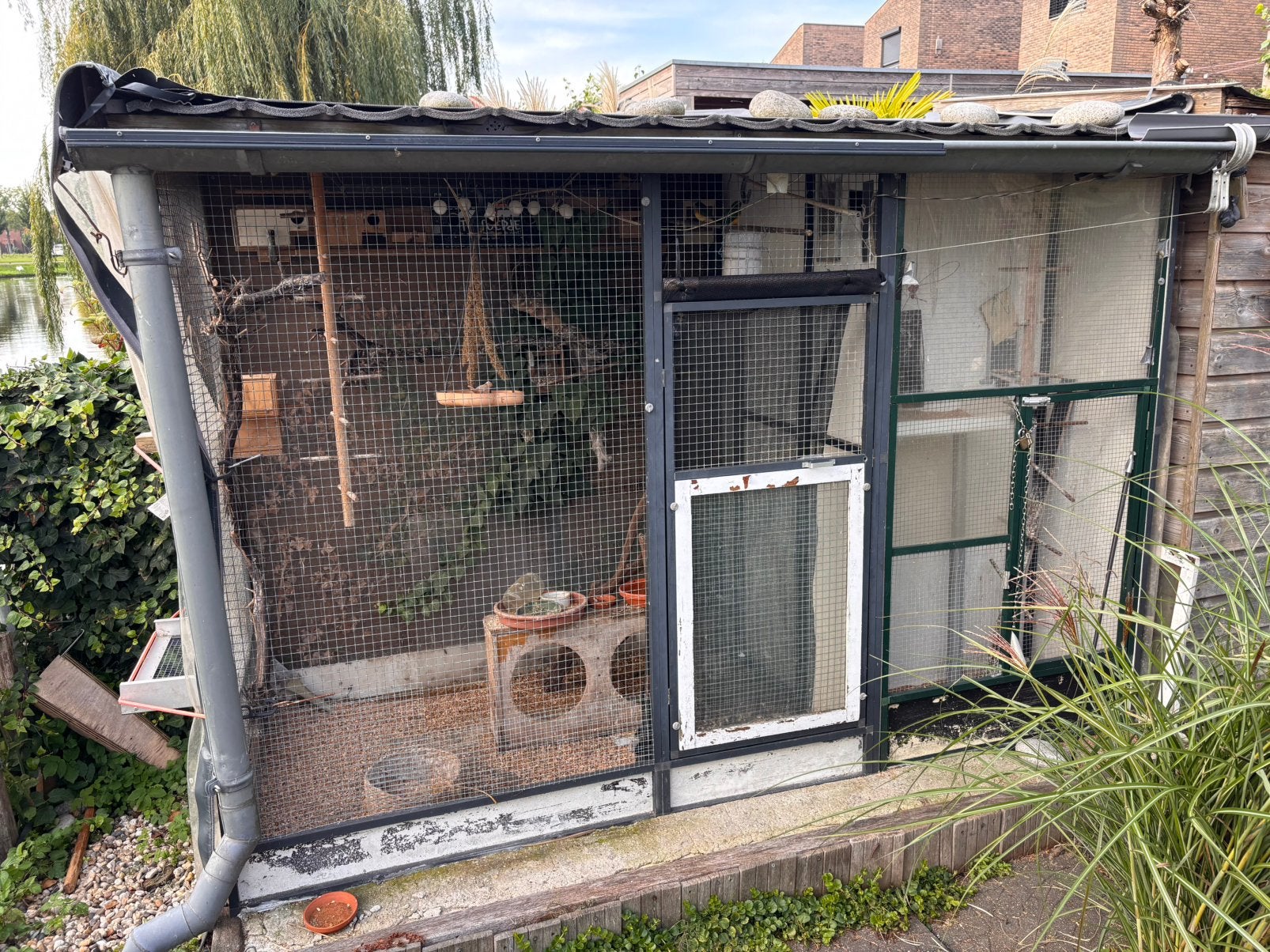 Voliere   aluminium, Dieren en Toebehoren, Ophalen, Gebruikt, Aluminium, Volière