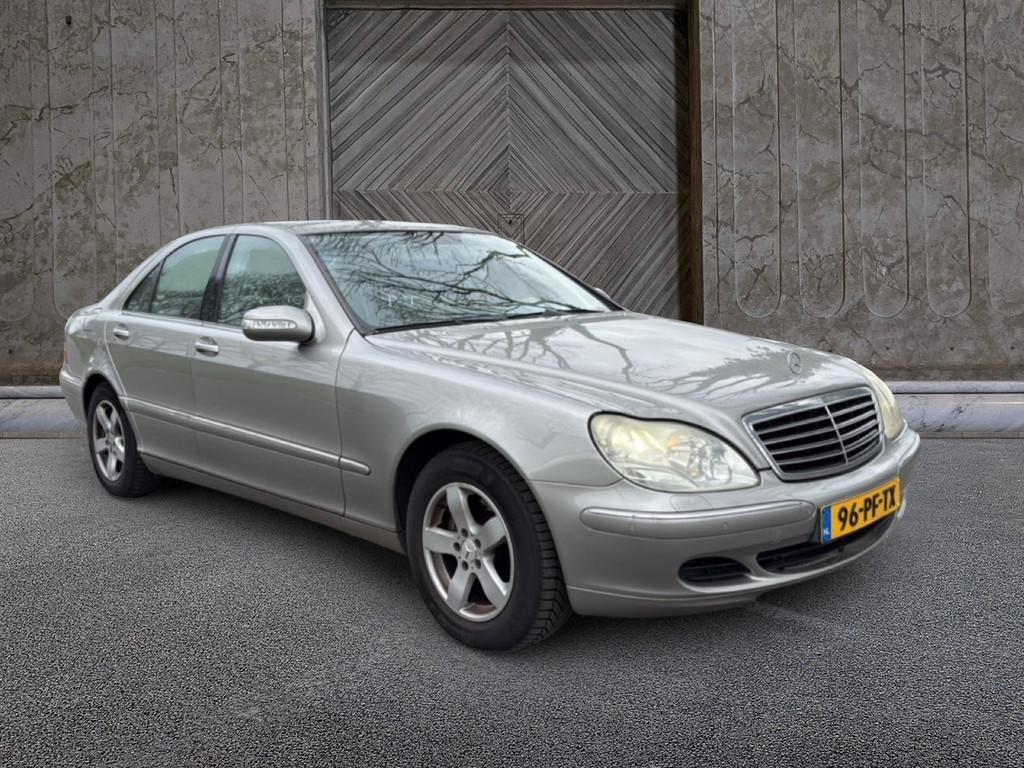 Mercedes-Benz S-Klasse 320 CDI (bj 2004, automaat), Auto's, Achterwielaandrijving, Gebruikt, Parkeersensor, 3222 cc