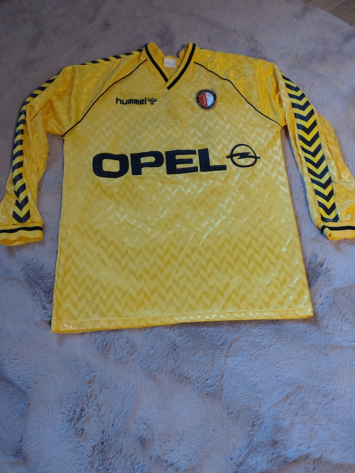 Feyenoord uitshirt 1987-1988 Hummel - Matchworn, Ophalen of Verzenden, Shirt