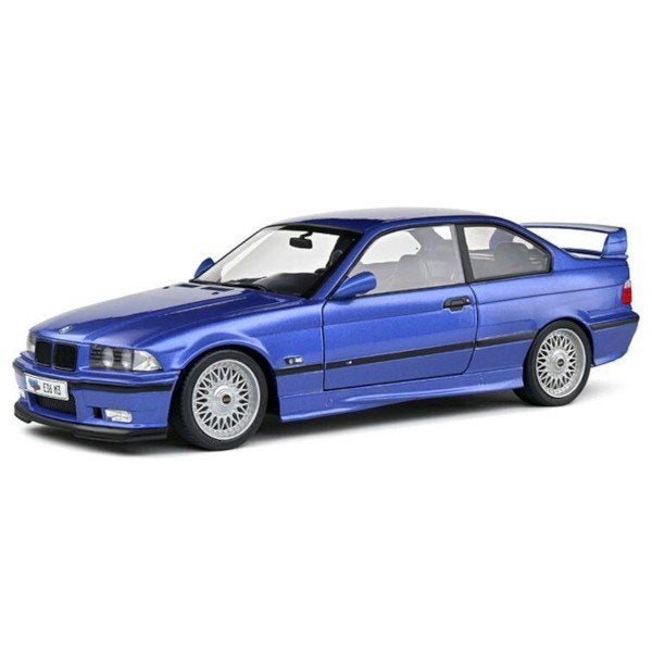 BMW M3 (E36) Coupe Works 1996 Blauw Modelauto 1/18 Solido, Solido, Auto, Solido, Nieuw