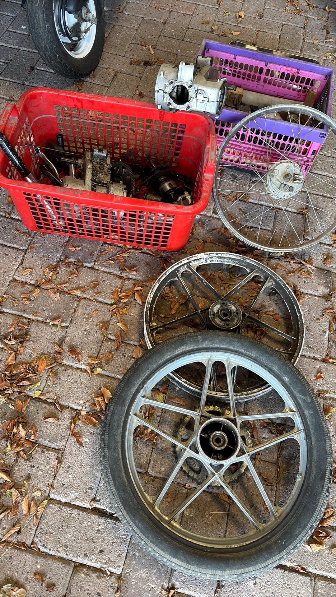 Partij sachs / Hercules onderdelen alles samen 60€, Ophalen of Verzenden, Sachs, Hercules, Wielen