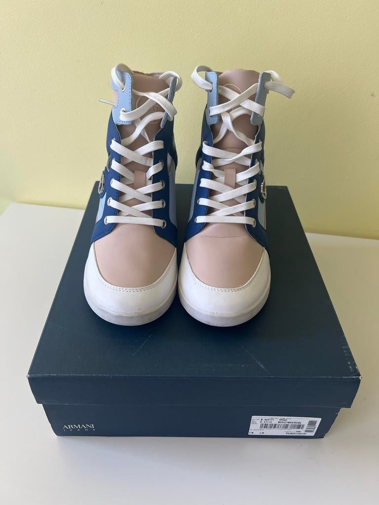 Armani Jeans Sneakers - Maat 39, Verzenden, Beige, Sneakers of Gympen, Zo goed als nieuw