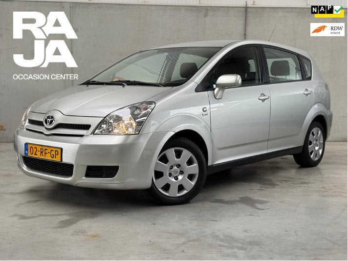 Toyota Corolla Verso 1.6 VVT-i Terra NAP Airco Trekhaak Deal, Auto's, Toyota, Gebruikt, Zwart, 4 cilinders, Metallic lak