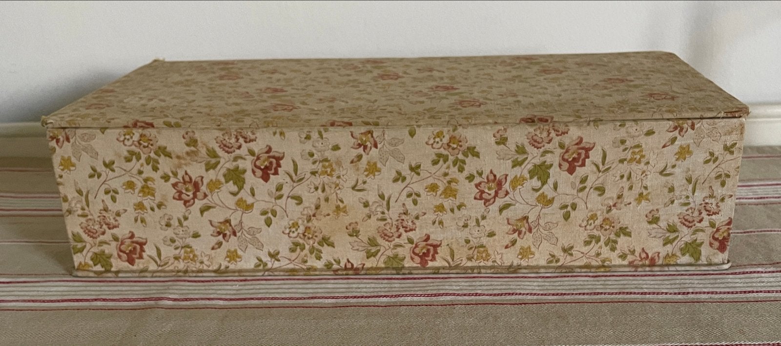 Stoffen doos bloemen, Ophalen of Verzenden