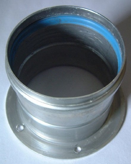 Flens binnenmaat 100 mm en een Verloop 150-125 mm, Overige materialen, Nieuw, Ophalen of Verzenden, Minder dan 2 meter