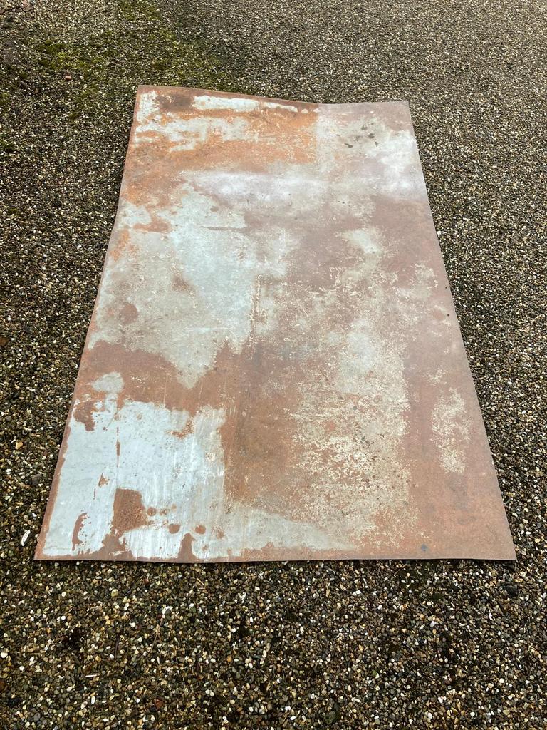 Stalen plaat, Ophalen, Gebruikt, 100 tot 150 cm, 150 tot 200 cm