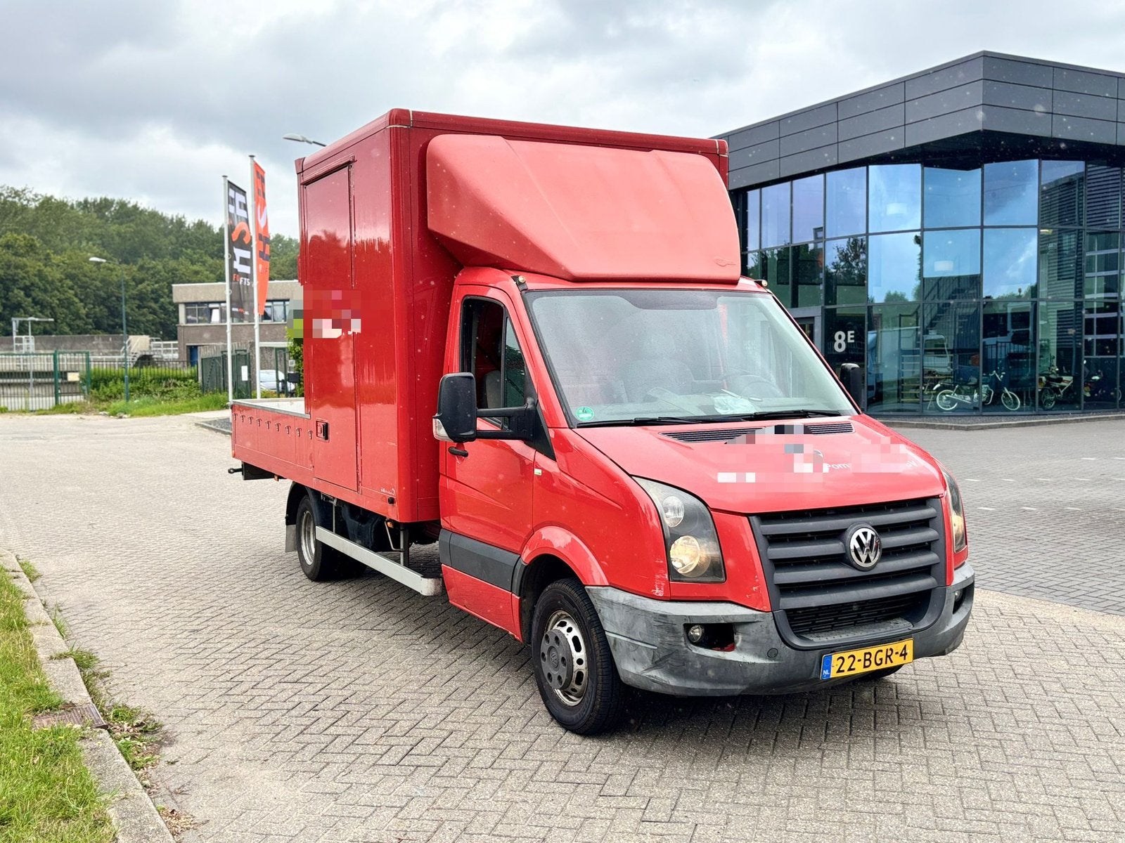 Volkswagen Crafter 2.5 TDI L3H2 Pick Up Dubbele Lucht, Auto's, Euro 5, Volkswagen, Bedrijf, Grijs
