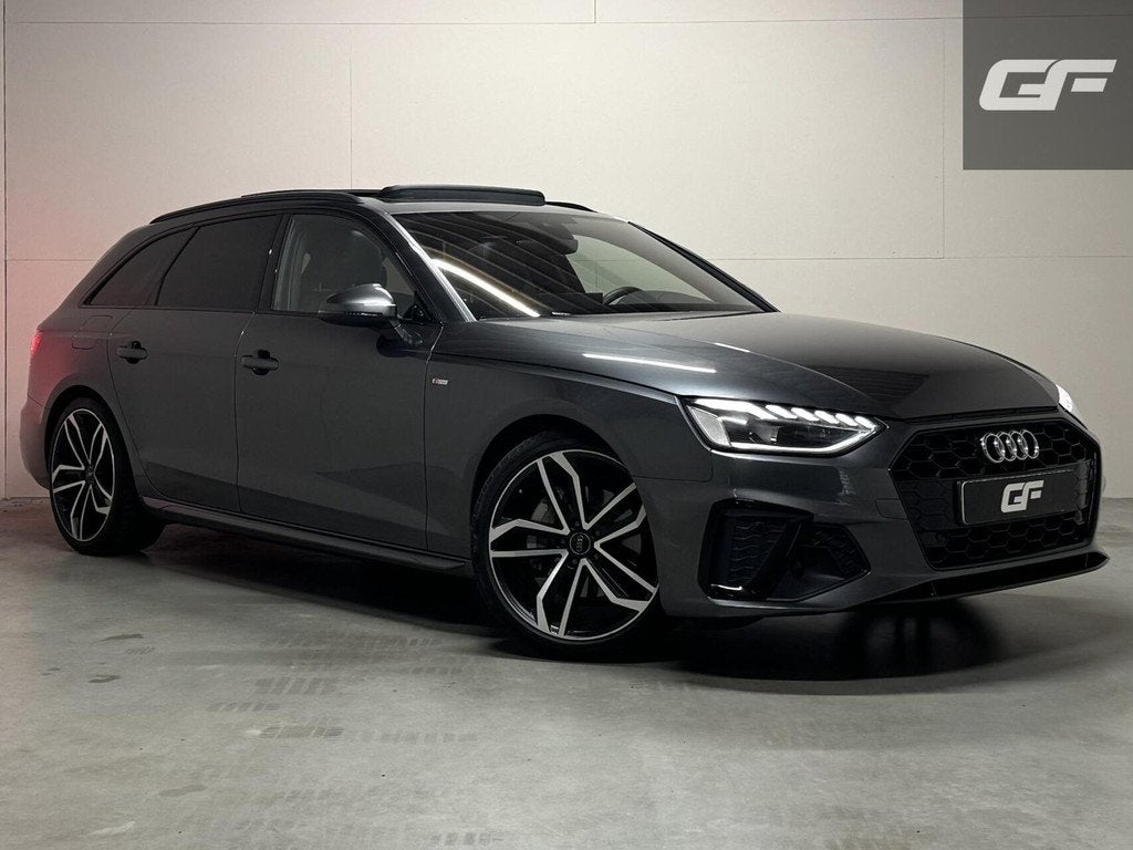 Audi A4 Avant 40 TFSI S-line Black Edition Pano Leer Memory, Auto's, Audi, Gebruikt, A4, 204 pk, Autotrust