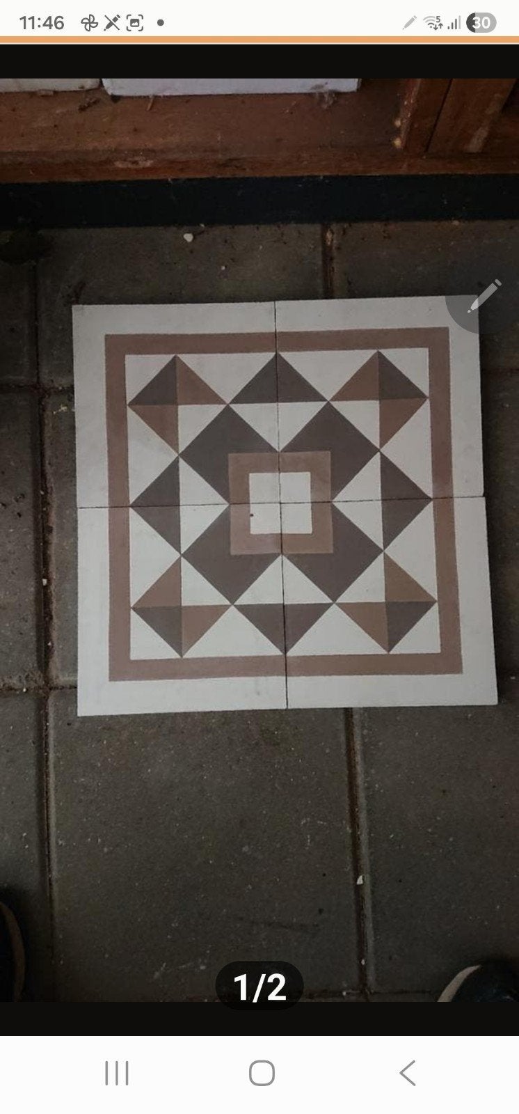 Mozaïek vloertegels, Doe-het-zelf en Verbouw, Tegels, Keramiek, Nieuw, Ophalen of Verzenden, 20 tot 40 cm