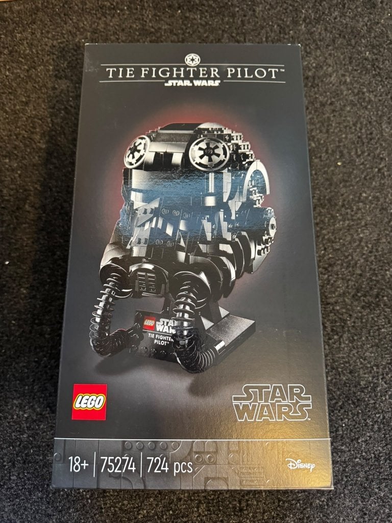 LEGO Star Wars 75274 TIE Fighter Pilot Helmet – nieuw, Inclusief instructies, Star Wars, Lego, Nieuw