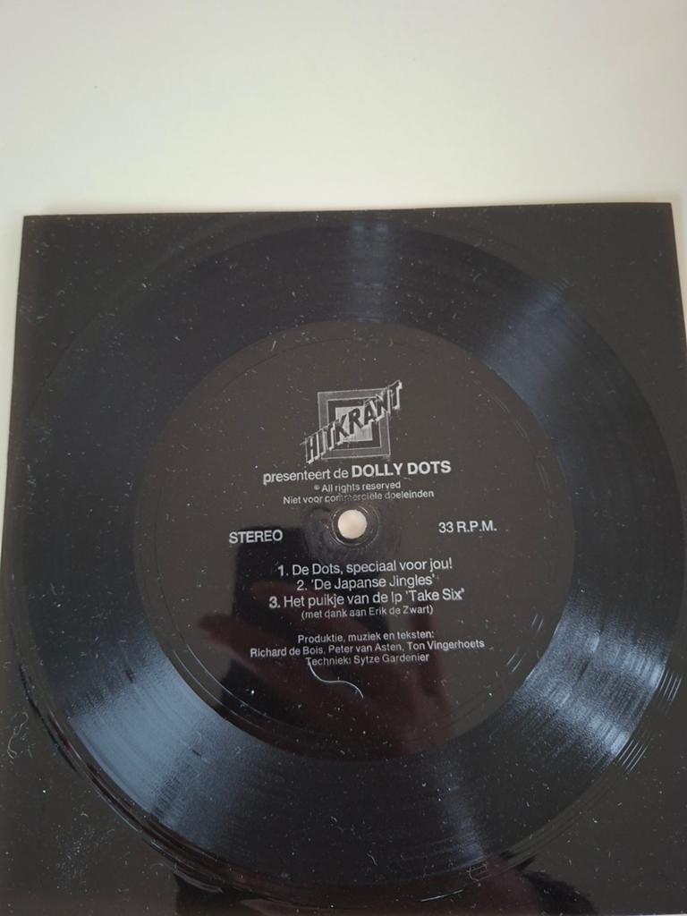 Dolly Dots - Hitkrant Promotie Single (33 RPM), Gebruikt, 7 inch, Ophalen of Verzenden, Pop