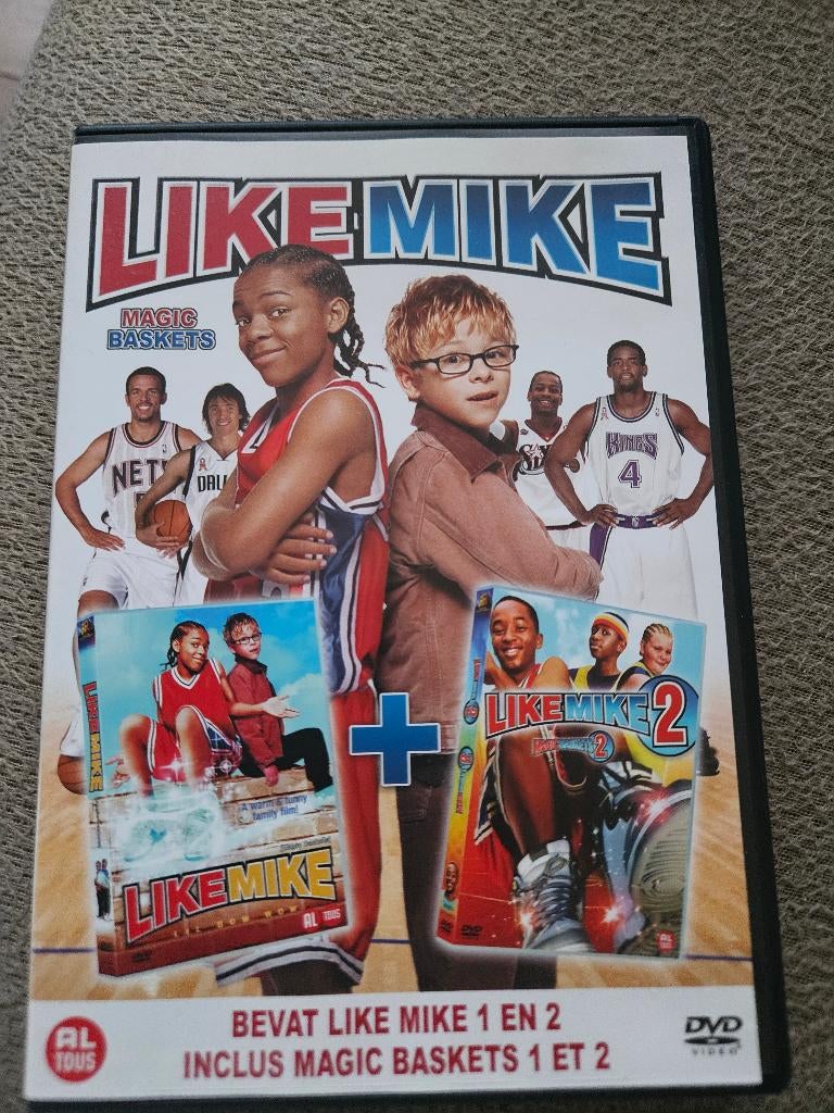 like mike deel 1 en 2 op 1 dvd samen, Avontuur, Alle leeftijden, Boxset, Ophalen of Verzenden