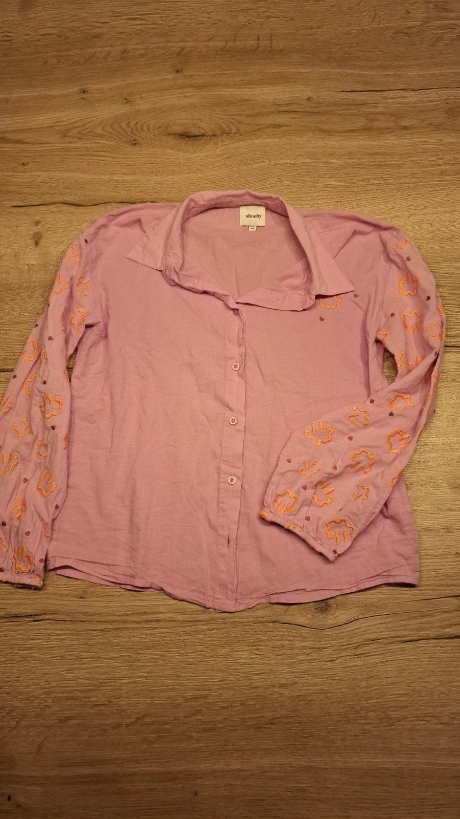 Roze Shoeby blouse maat 158-164, Ophalen of Verzenden