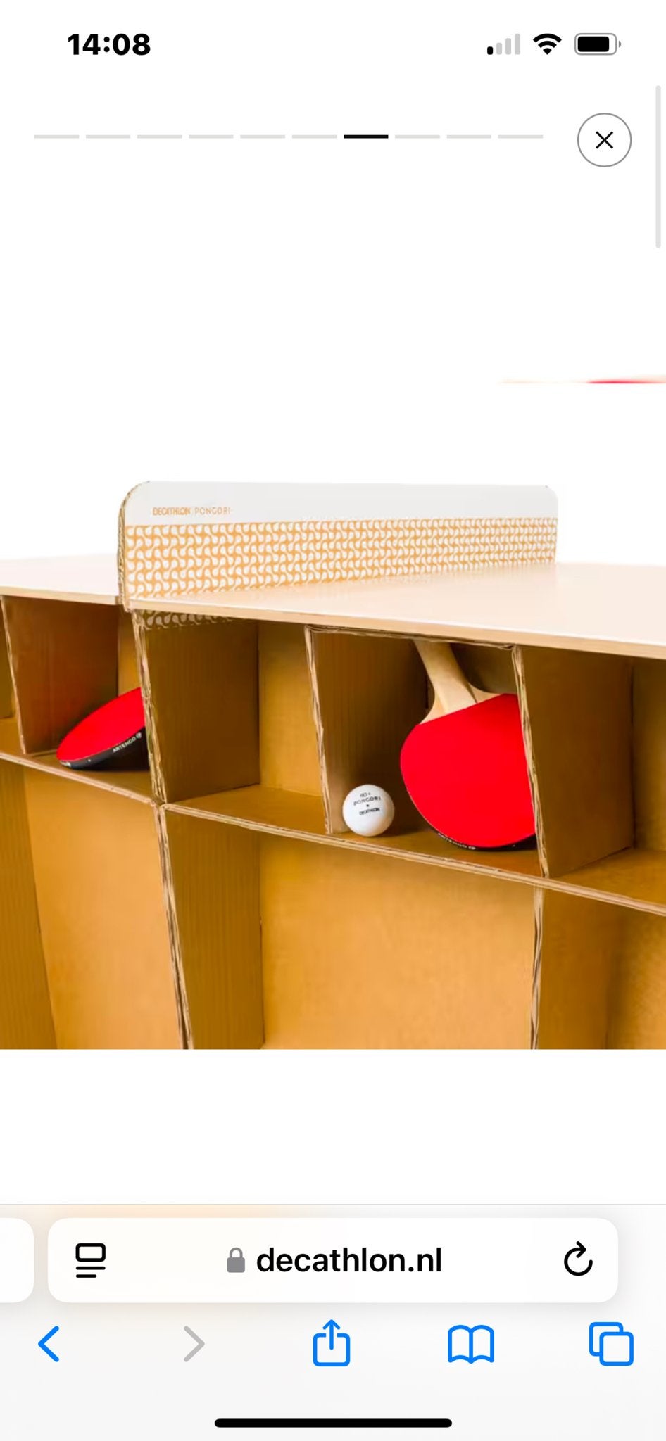 Mini Tafeltennistafel - Snel Op te Zetten & Compact, Ophalen, Nieuw, Tafel Indoor, Inklapbaar