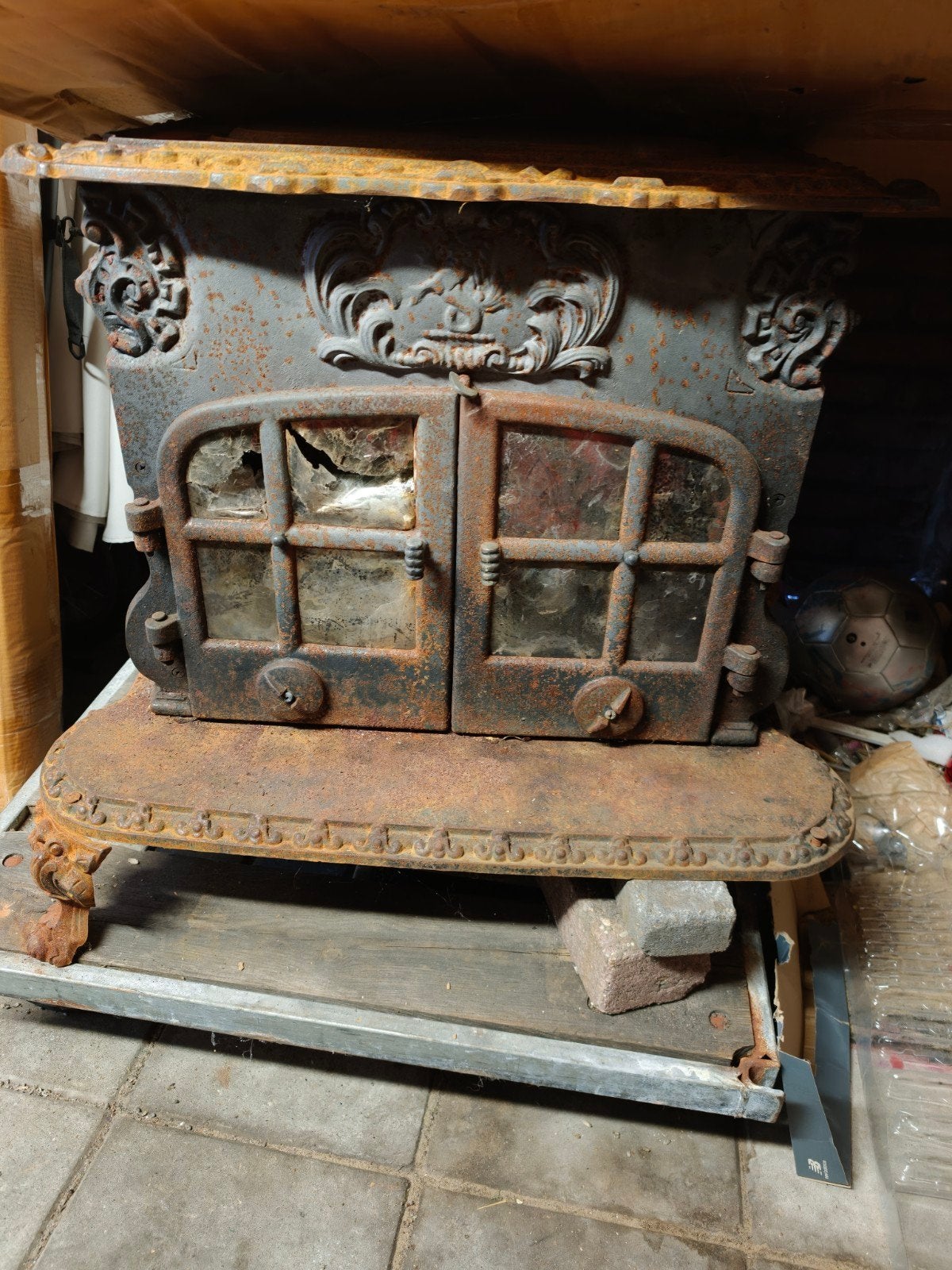 houtkachel, Huis en Inrichting, Ophalen, Gebruikt, Hout, Houtkachel