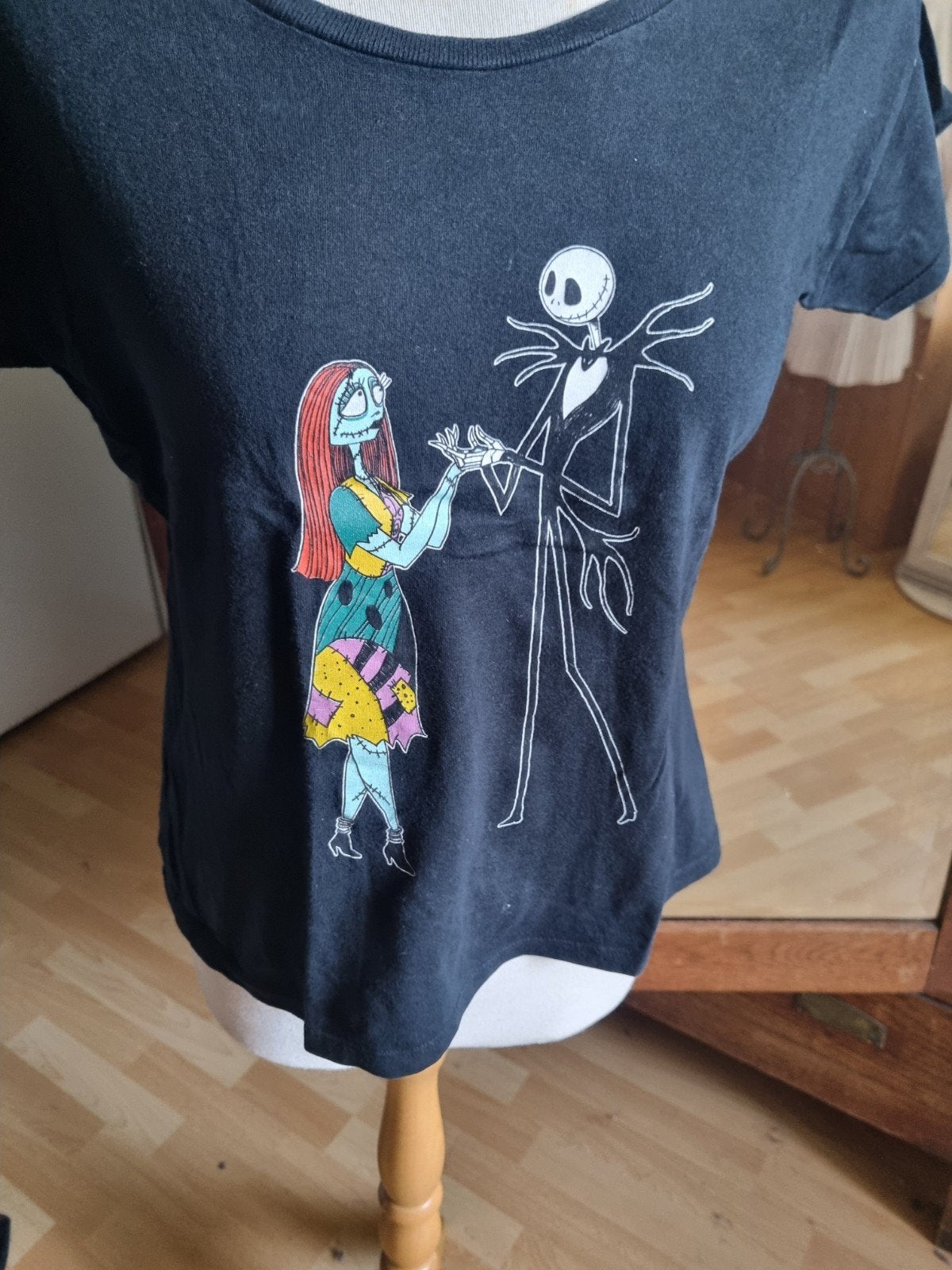The Nightmare Before Christmas T-shirt - Maat L, Zwart, Maat 42/44 (L), Ophalen of Verzenden, Korte mouw