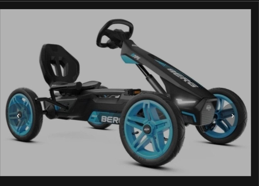 BERG Rally APX Blue skelter met geluidseffecten en LED, Ophalen, Nieuw, Berg, Vrijloopautomaat