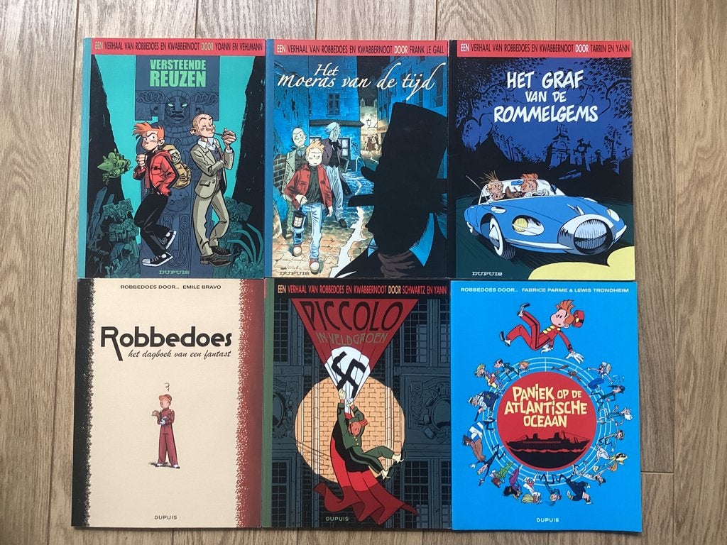 Robbedoes door .... 1 t/m 6,9, Meerdere stripboeken, Ophalen of Verzenden, Zo goed als nieuw