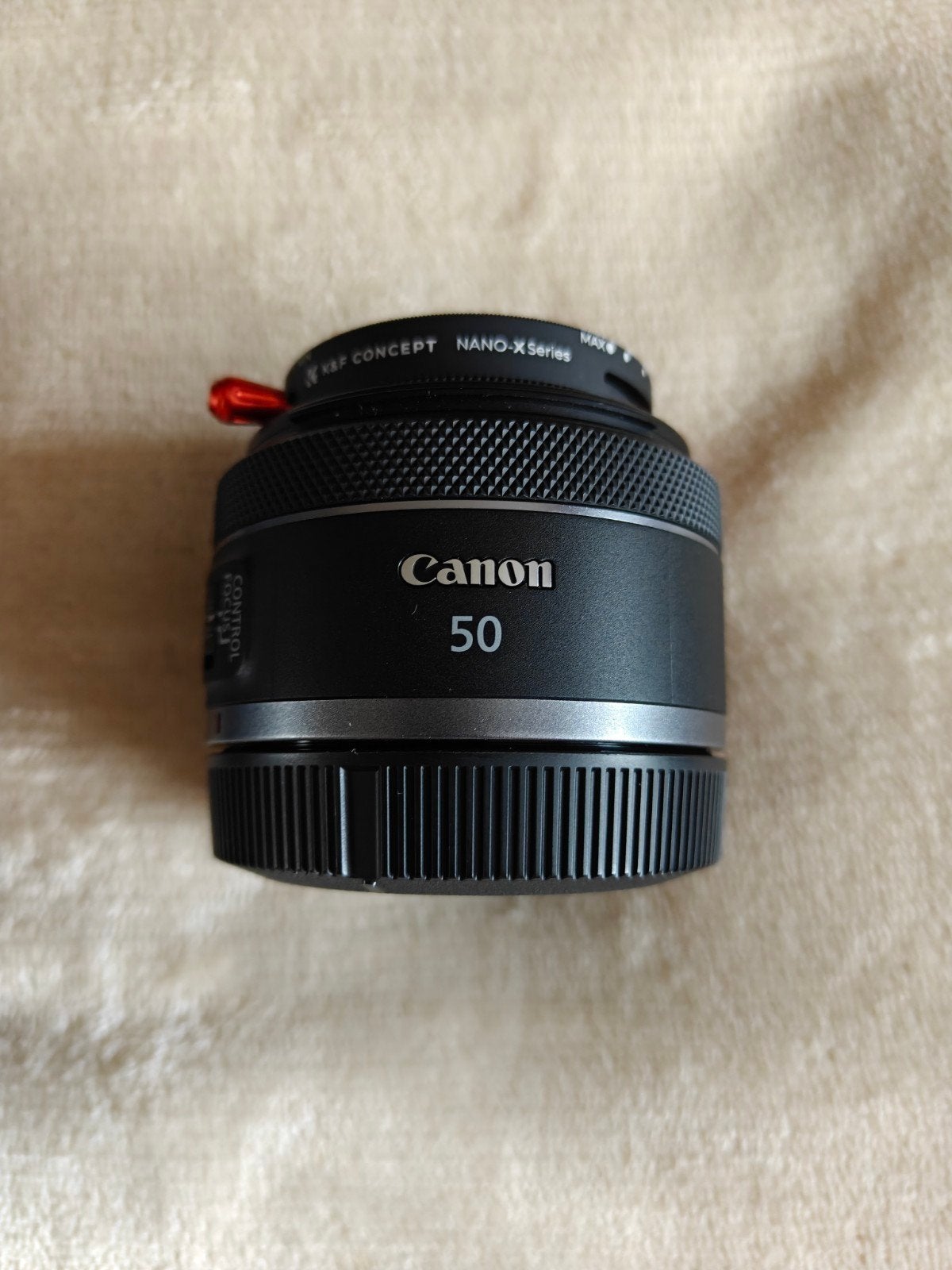Canon RF 50mm f/1.8 STM, Audio, Tv en Foto, Fotografie | Lenzen en Objectieven, Ophalen, Zo goed als nieuw, Standaardlens
