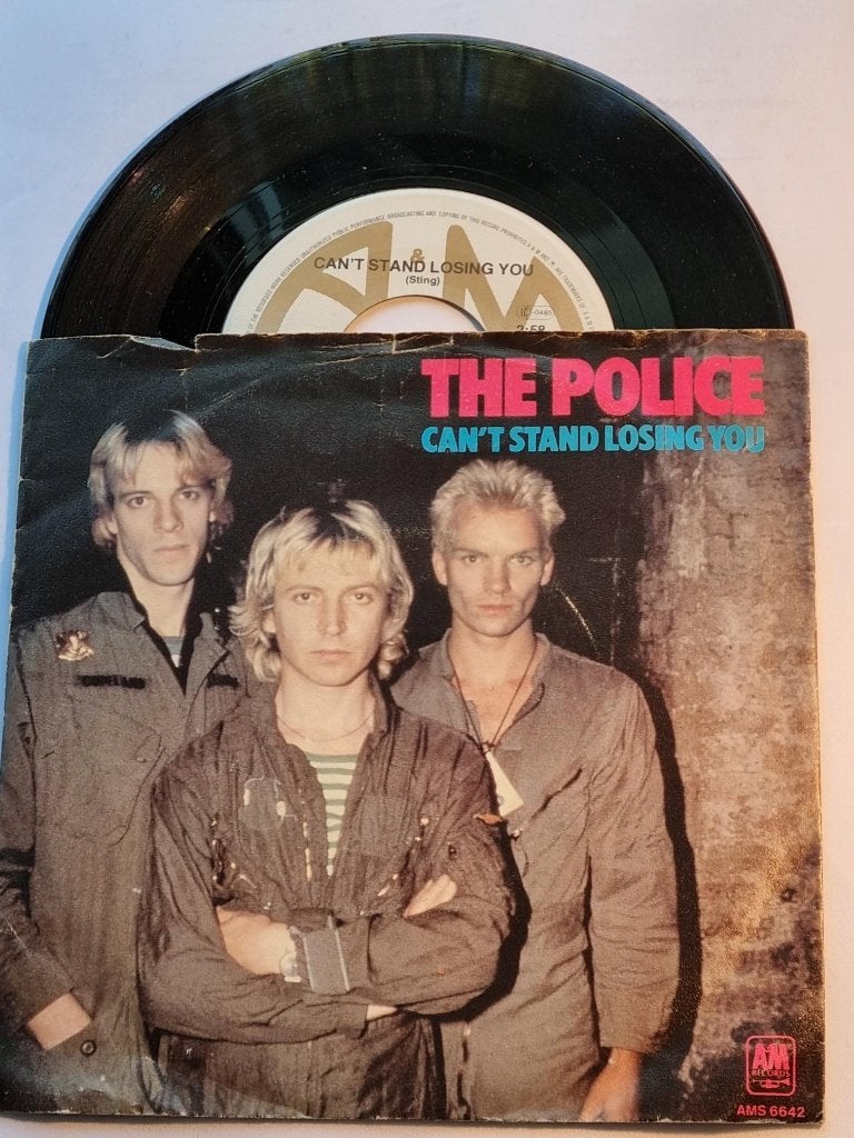 Single The Police CAN'T STAND LOSING YOU 1978 super single, Gebruikt, 7 inch, Ophalen of Verzenden, Pop