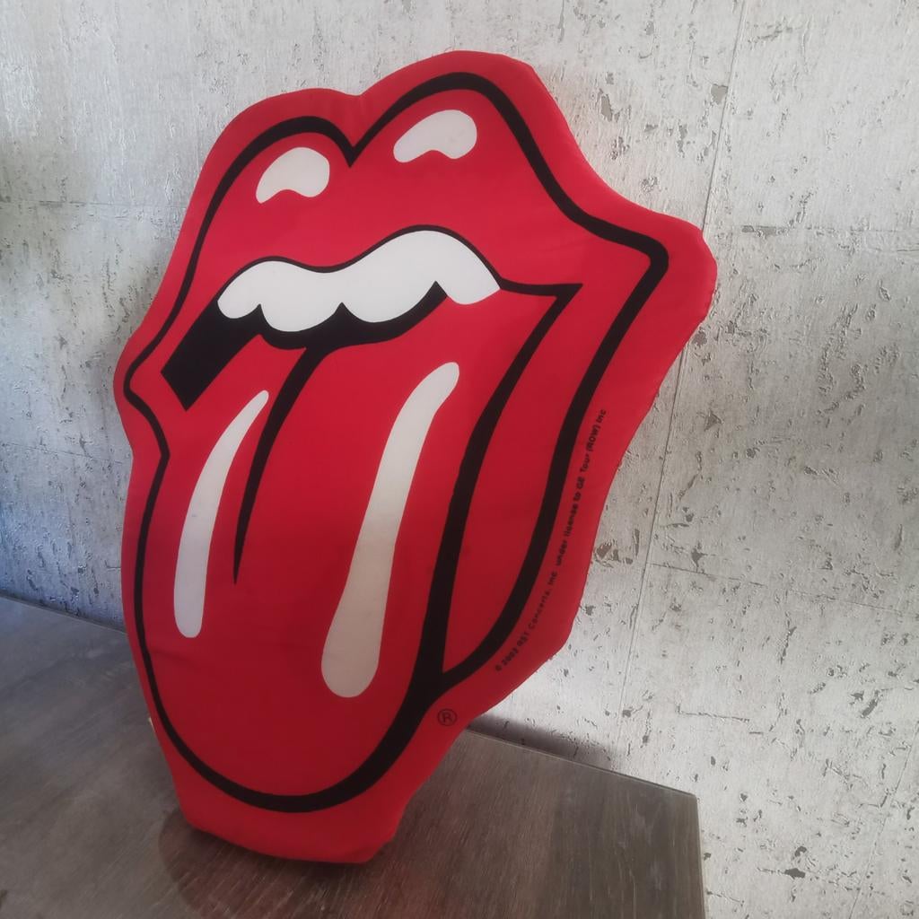 Rolling Stones Licks World Tour 2002/03 Kussen, Ophalen of Verzenden, Gebruikt, Gebruiksvoorwerp