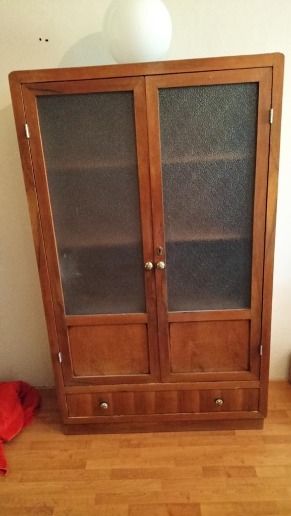 Art Deco kast, Huis en Inrichting, Kasten | Vitrinekasten, Ophalen, Gebruikt, 100 tot 150 cm, 150 tot 200 cm