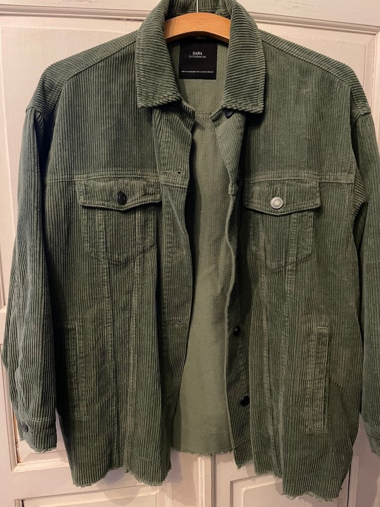 ZARA outerwear corduroy rib jas jack maat S, Zara, Ophalen of Verzenden, Maat 36 (S), Gedragen