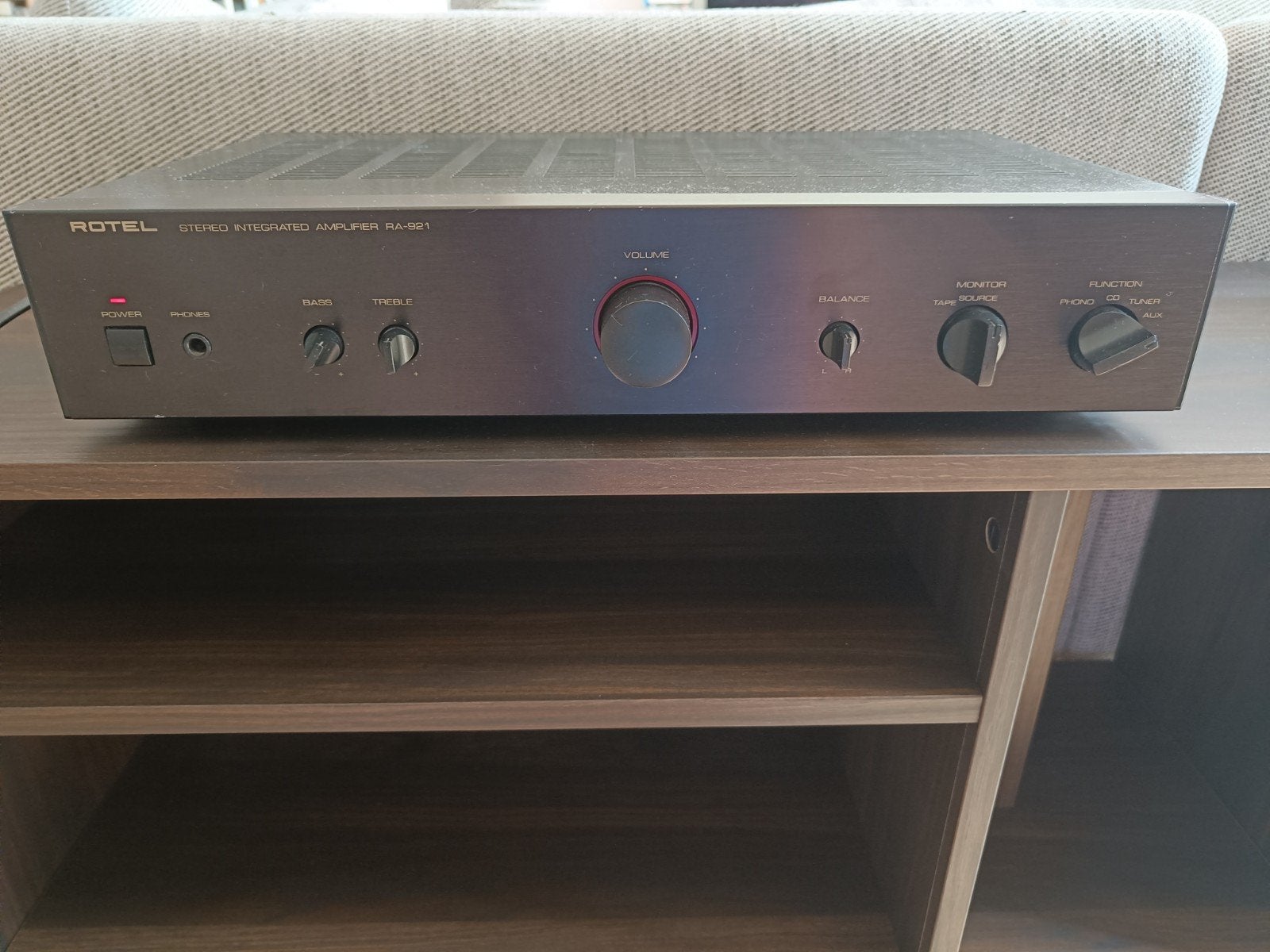 Rotel RA-921 Geïntegreerde audio versterker, Ophalen of Verzenden, Gebruikt, 120 watt of meer, Overige merken