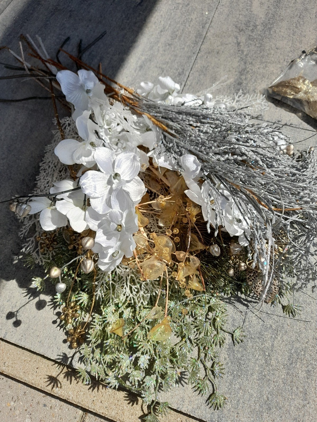 Prachtige takken glitters kunstbloemen blingbling/guirlandes, Ophalen of Verzenden
