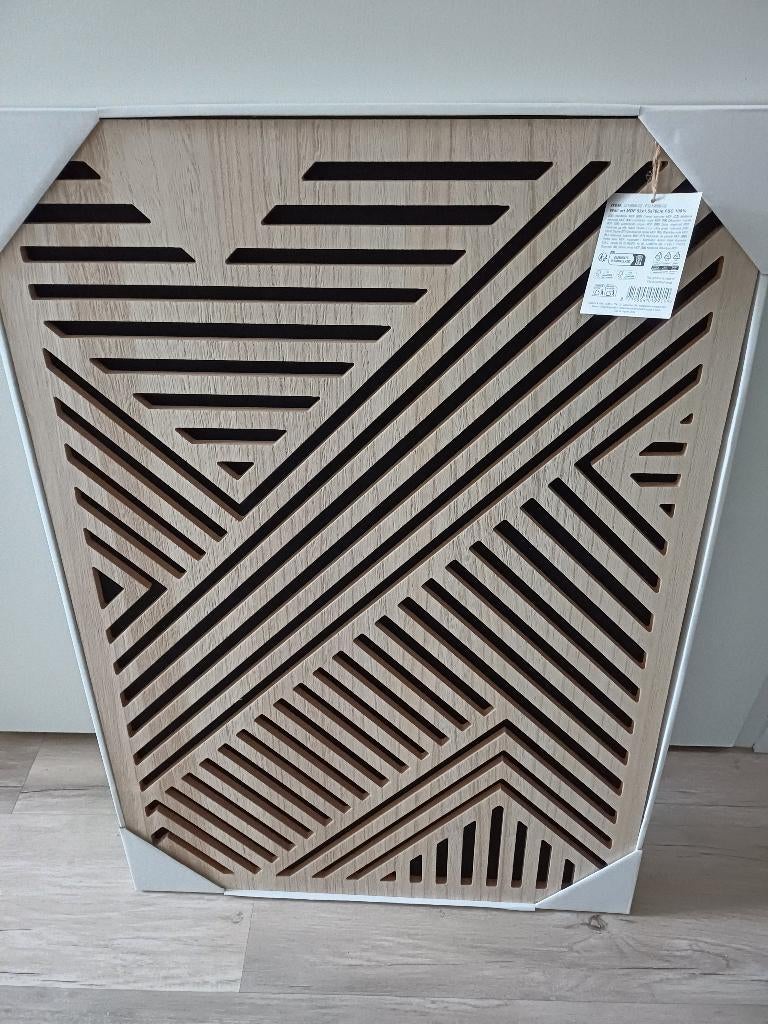 Wanddecoratie hout, 76 cm, Nieuw, Wandbord of Wandpaneel, Botanisch