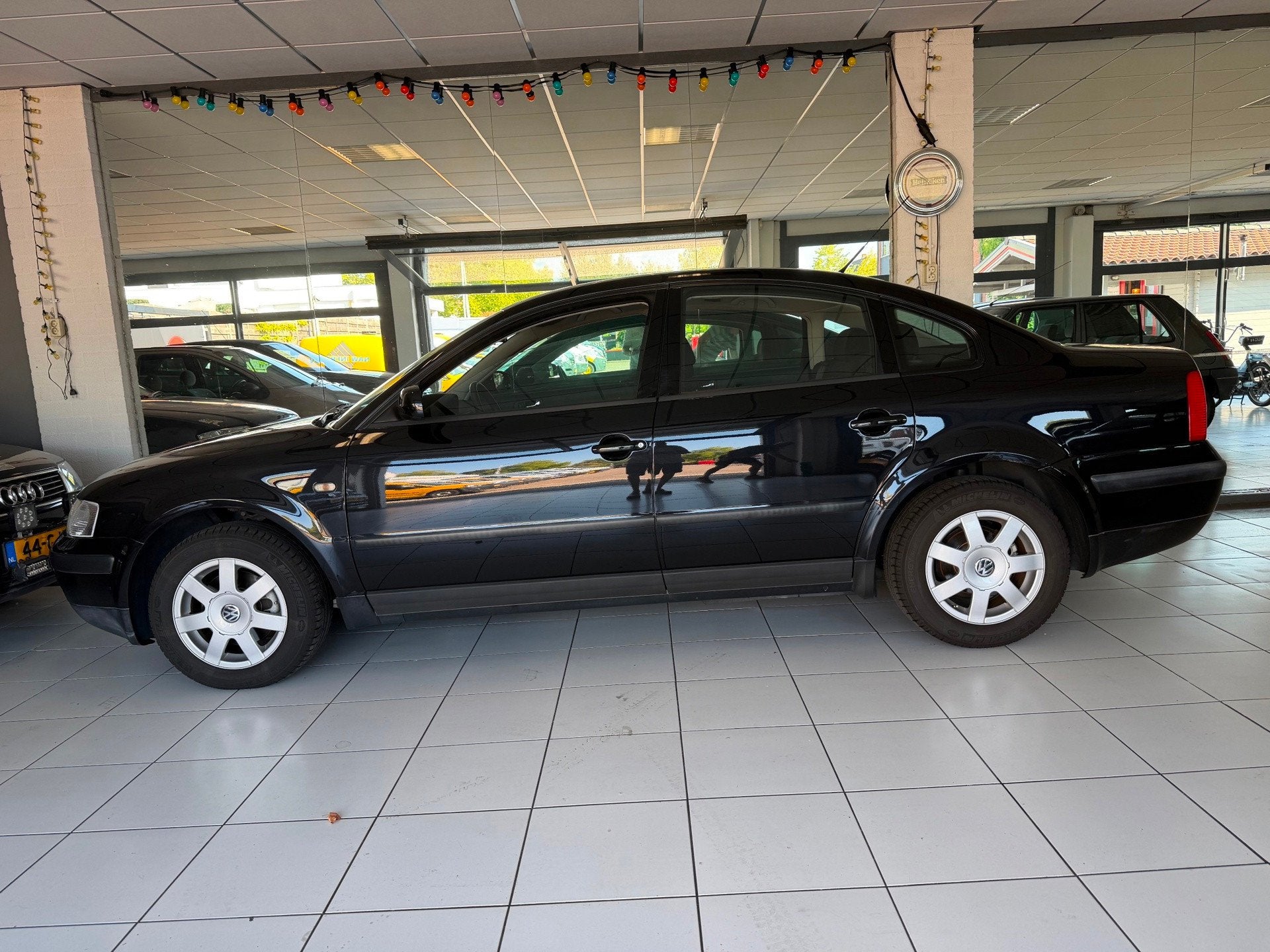 Volkswagen Passat 1.9TDi,81kw/110pk,Trend,AC,1e EIG.111080km, Dealer onderhouden, Stof, Gebruikt, Zwart