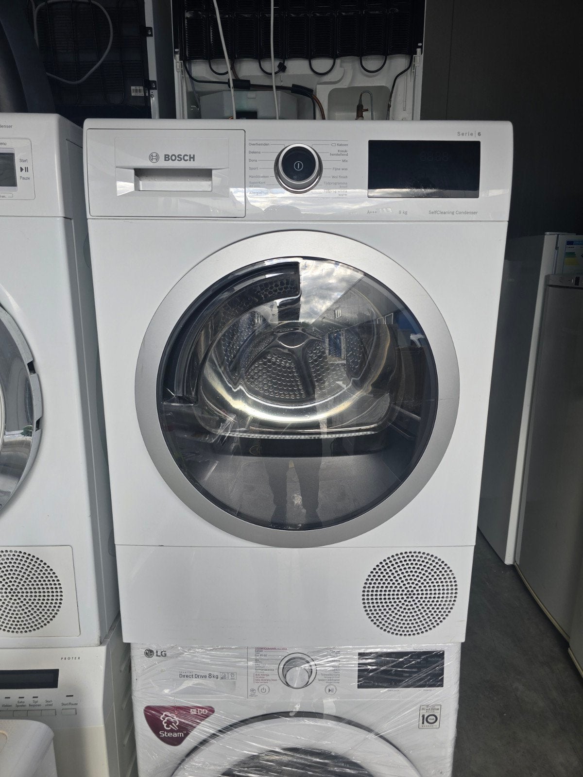 Prachtige jong-gebruikte Bosch Serie6 warmtepompdroger! 8KG!, Bosch, 8 tot 10 kg, Ophalen of Verzenden, Zo goed als nieuw