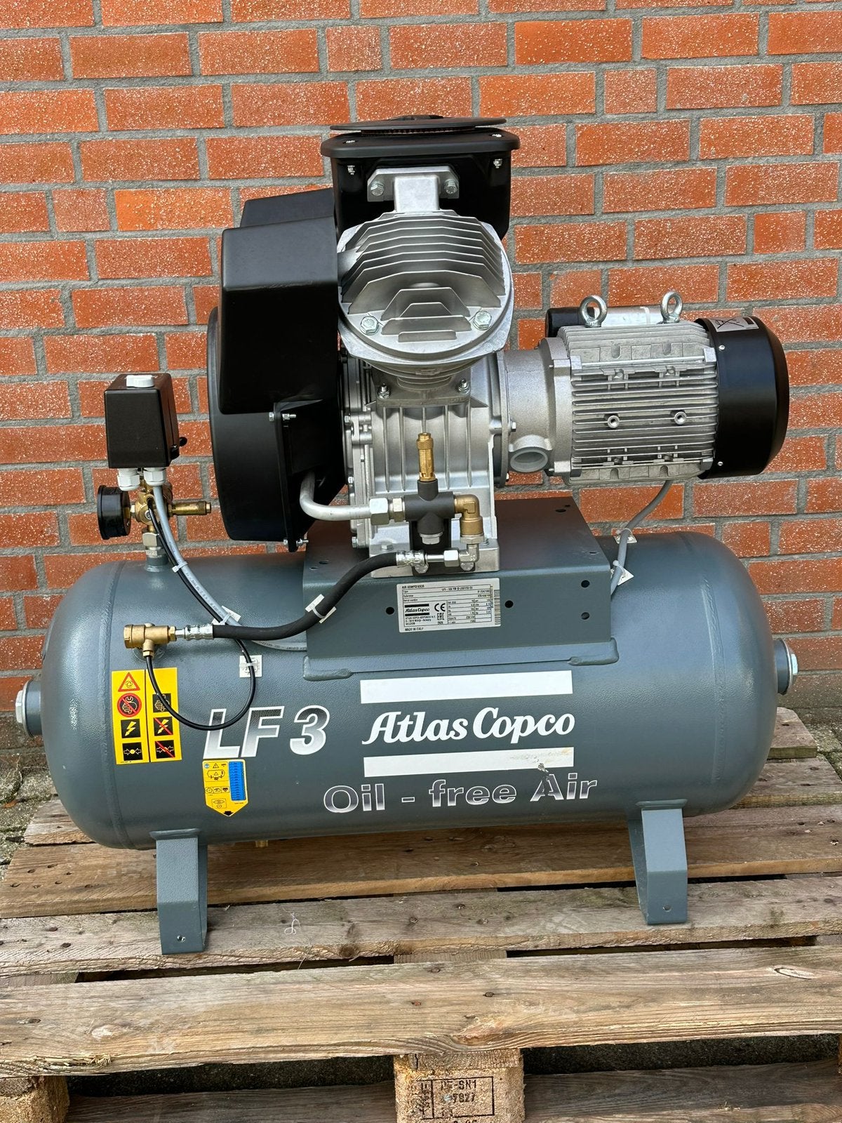 Atlas copco compressor droger stickstof set, 100 liter of meer, Ophalen of Verzenden, Zo goed als nieuw, 800 liter/min of meer