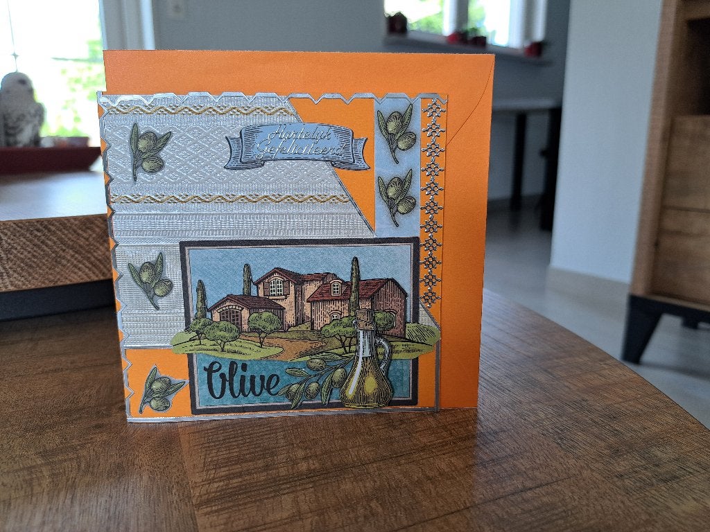 3  d kaart olijven boerderij, Ophalen of Verzenden, Nieuw, Overige thema's