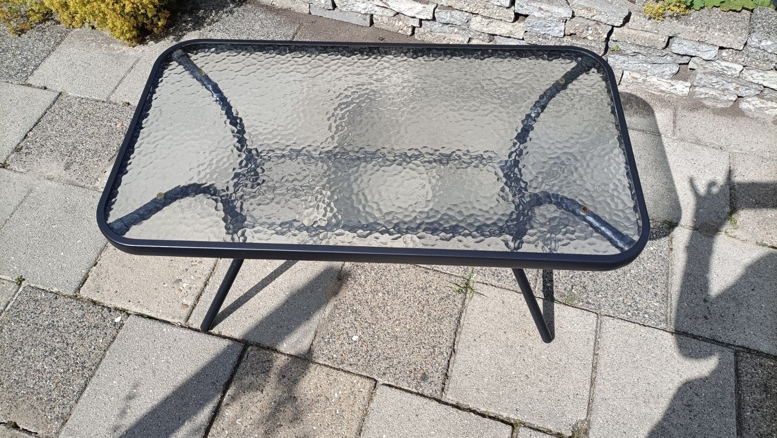 Rechthoekige Tuintafel, Ophalen
