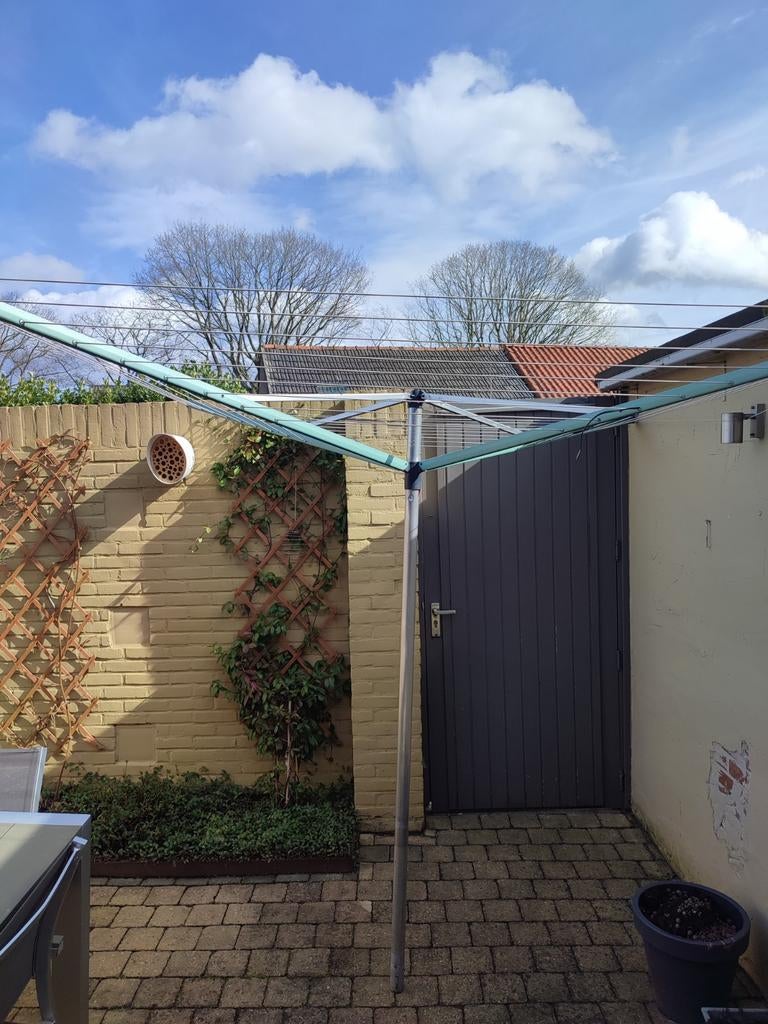 Brabantia droogmolen 50 meter (zonder grondanker), Ophalen, Gebruikt, Droogmolen