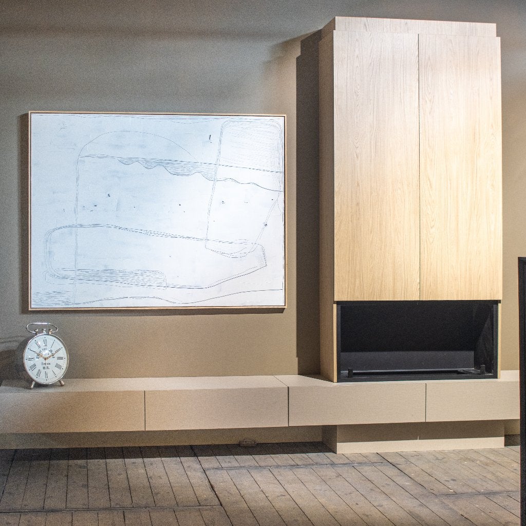 Haardmeubel showroommodel, 200 cm of meer, Nieuw, Ophalen of Verzenden, 200 cm of meer