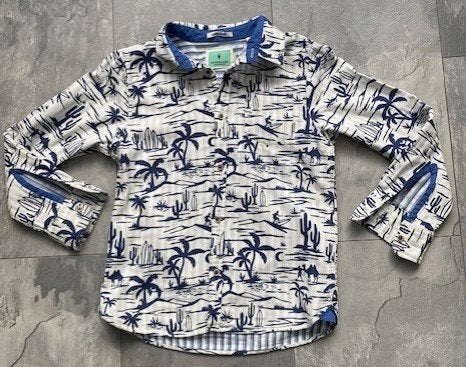 Blouse / overhemd van Scotch & Soda, maat 8= 128 (qwe), Overhemd of Blouse, Ophalen of Verzenden, Zo goed als nieuw, Scotch & Soda