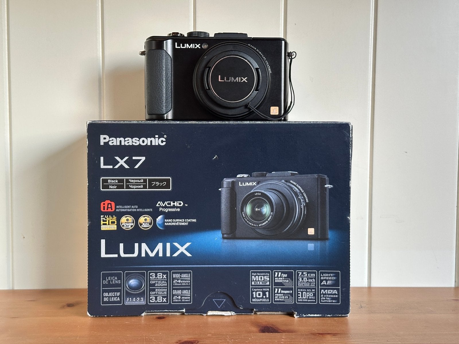 Panasonic Lumix LX7  +  f1.4 lens / Camera als Leica D-lux 6, Gebruikt, Panasonic, 10 megapixels, Ophalen of Verzenden