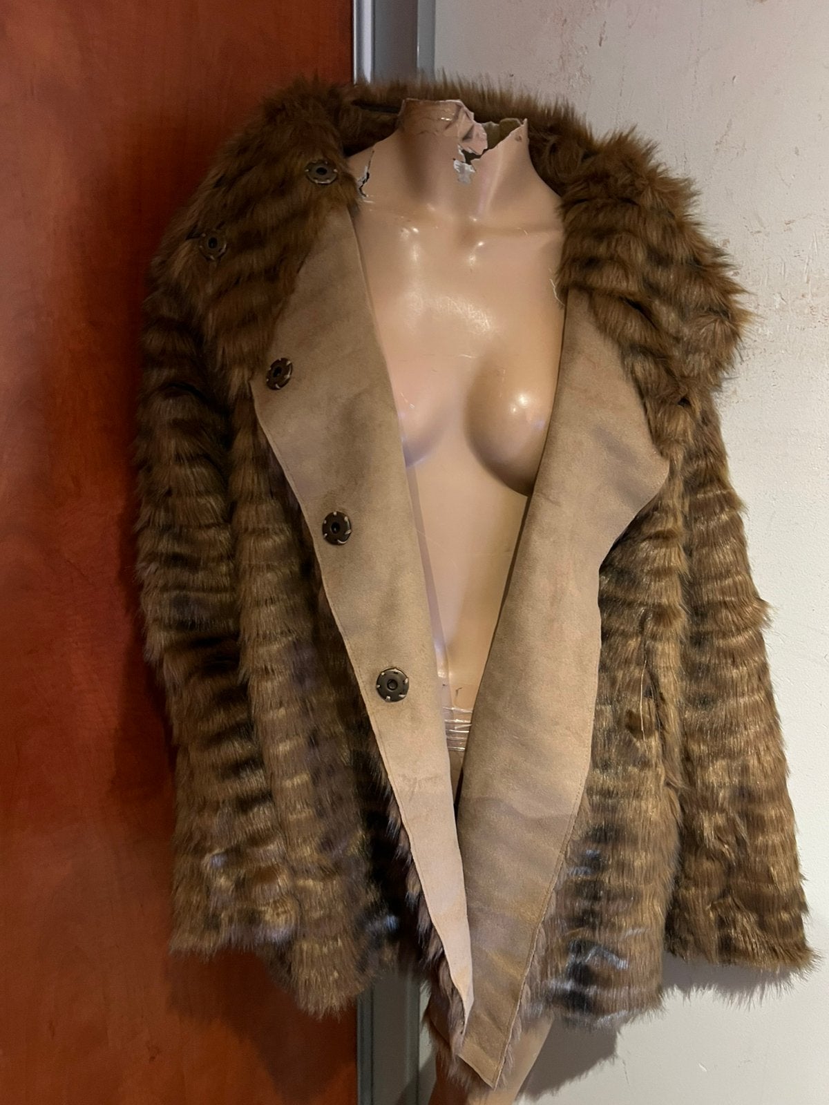 Relish teddy jas maat m origineel zgan, Kleding | Dames, Maat 38/40 (M), F, G, Bruin