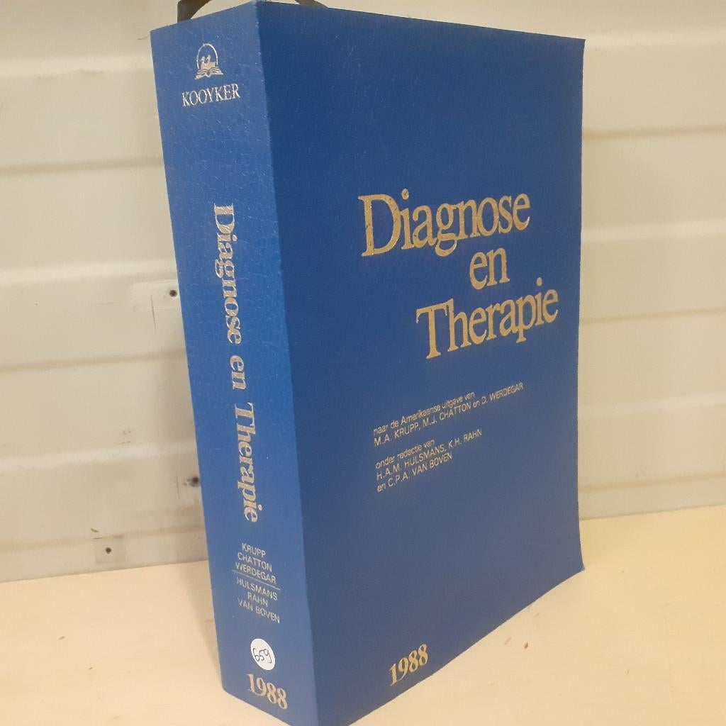 Nr. 659 Diagnose en therapie 1988 naar de Amerikaanse uitgav, Ophalen of Verzenden, Gelezen, Diverse auteurs