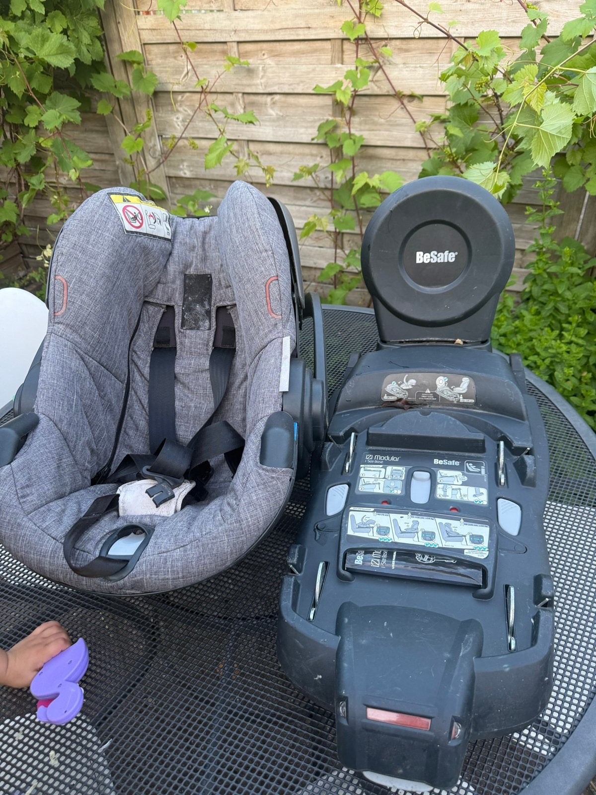BeSafe iZi Go Modular i-Size autostoel met Isofix base, Kinderen en Baby's, Autostoeltjes, Gebruikt, Zijbescherming, Isofix, 0 t/m 13 kg
