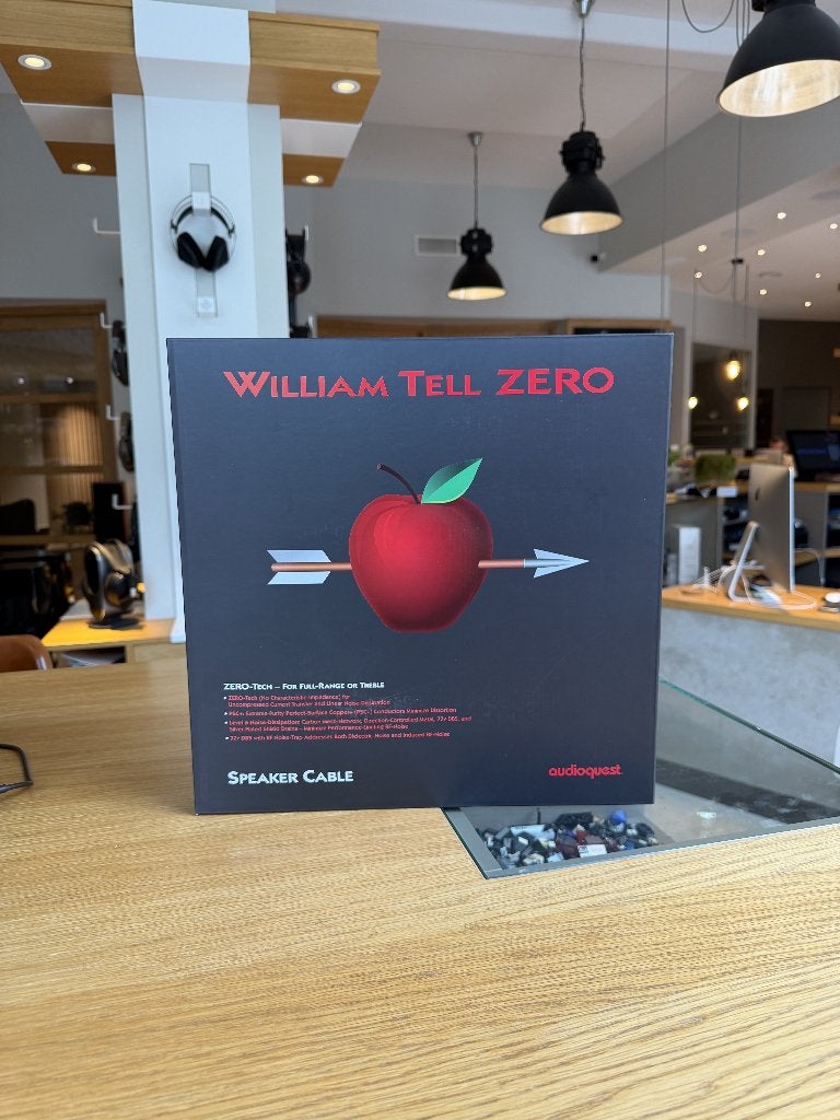 Audioquest William tell zero 2 meter speakerkabels (nieuw), Ophalen of Verzenden, Nieuw, 2 tot 5 meter, Luidsprekerkabel