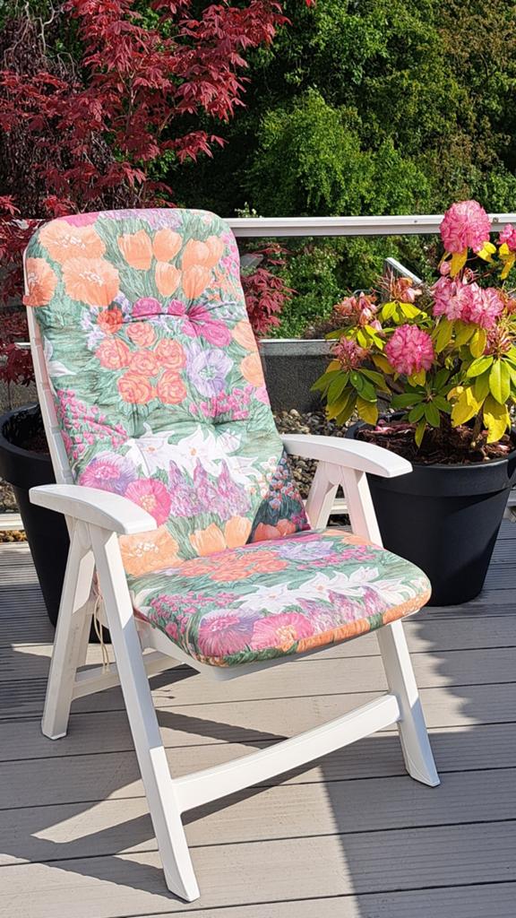 2 Tuinstoelen Hartman set incl. kussens, Ophalen, Nieuw, Kunststof, Verstelbaar