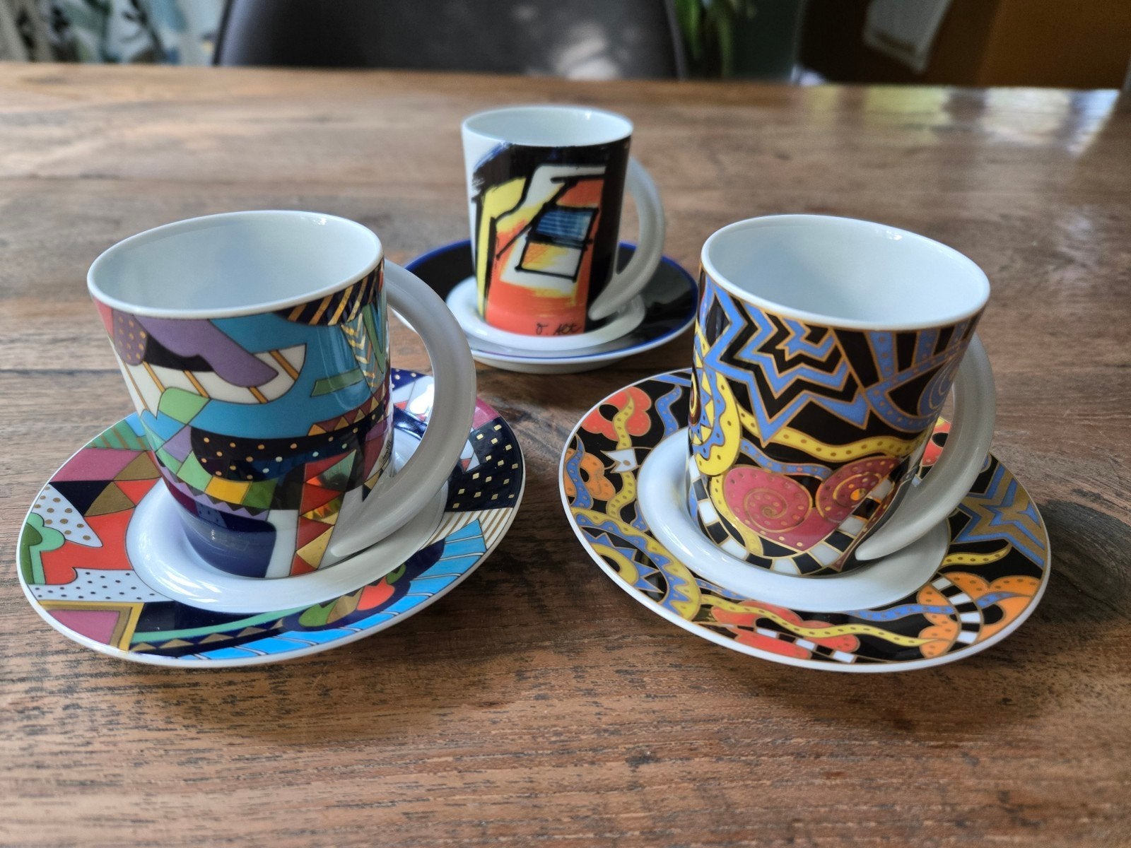 3 Rosenthal Studio-Linie "Cupola" espressokopjes, Ophalen of Verzenden, Zo goed als nieuw, Porselein, Kop en/of schotel
