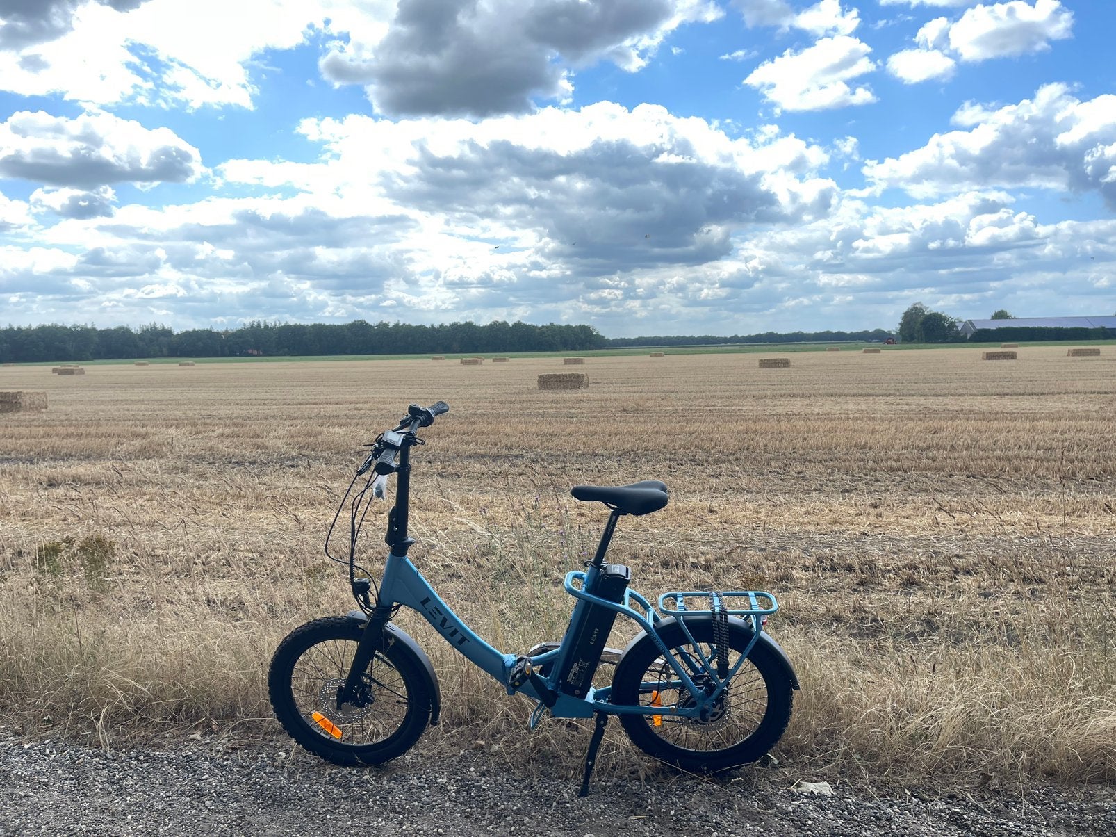 Levit Fortega blue ocean electrische vouwfiets achtermotor., Fietsen en Brommers, Elektrische fietsen, Minder dan 47 cm, Ophalen