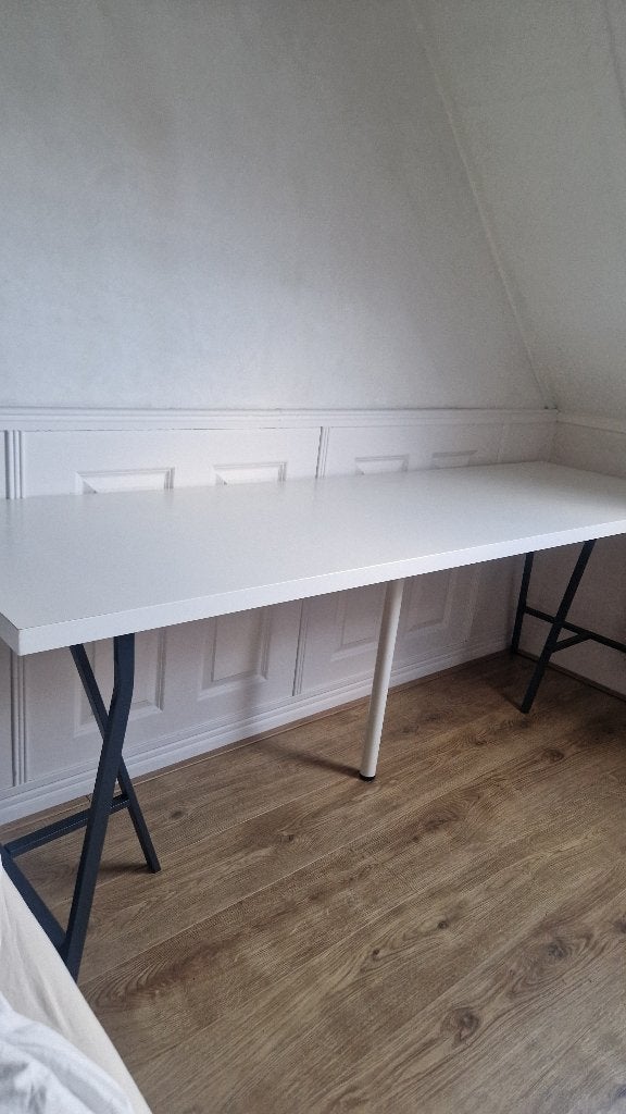 Bureau met bureaustoel, Huis en Inrichting, Bureaus, Ophalen, Demontabel, Gebruikt, Schoolbureau