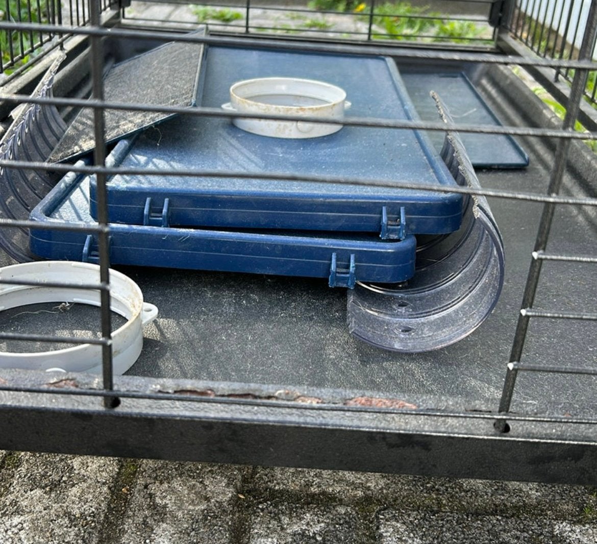 Fretten/rattenkooi, Ophalen, Kooi, Zo goed als nieuw, 90 cm of meer